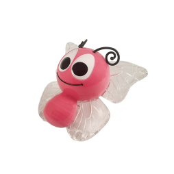 Нічник метелик 4 LED*RGB з сенсором рожевий 220V NL14 Лємансо