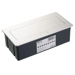 Подовжувач SOFT 3 розетки SCHUKO провід 1,5м з вилкою 220-240V Алюміній GTV