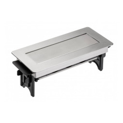 Подовжувач без корпусу 3 розетки SCHUKO 220-240V Сталь GTV