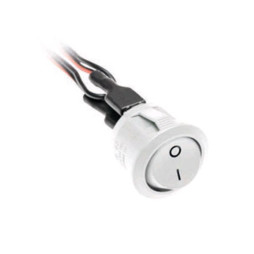 Вимикач кнопковий GTV Білий 12V AE-WLB01-10