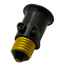 Патрон LEMANSO Е27 + штепс. гнізда "жулік" кратно 24 штук / LM2514