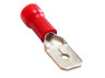 Клема кабельна плоска LM2688 Lemanso MDD-1,25-250 "тато" + т/трубка (100шт) червона