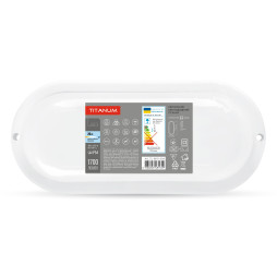 LED світильник вологозахищений овальний TITANUM 20W 6500K TL-BHO-206