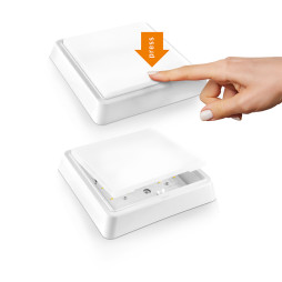 LED Светильник квадратный накладной TITANUM 18W 5000K 220V