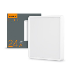 Светильник светодиодный накладной VIDEX VL-DLSS-245 Downlight 24W 5000K IP20 квадратный