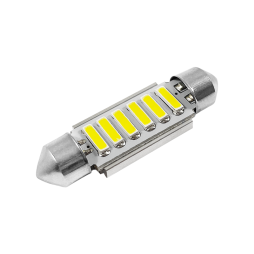 Светодиодная автолампа C5W SV8.5 12В 39мм SMD7020-6led белый