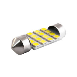 Светодиодная автолампа C5W SV8.5 12В 39мм SMD2835-16led белый