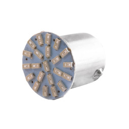 Світлодіодна авто лампа T25-3014-22SMD 1156 жовтий 12V LEDUA