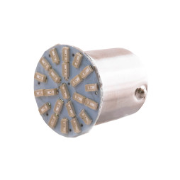 Світлодіодна авто лампа T25-3014-22SMD 1156 червоний 12V LEDUA