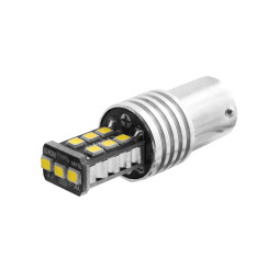 Світлодіодна авто лампа T25-2835-15SMD 1156 білий 12V LEDUA