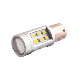 Світлодіодна авто лампа T25-2835-21SMD 1156 білий 12V LEDUA