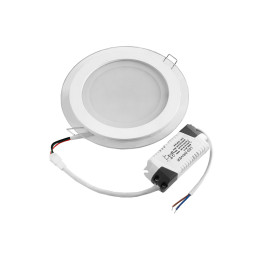 Светильник светодиодный врезной Downlight SMD24/012/003R 12Вт 3000-6000К круглый