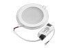 Світильник світлодіодний врізний DownLight круглий 220V SMD24/012/003R cw,ww,w 12W(скло)