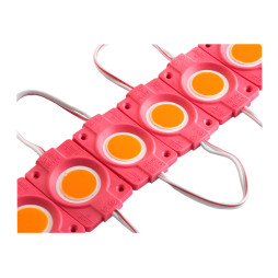 Світлодіодні модулі COB-1шт 12V 2.4w 46мм червоні