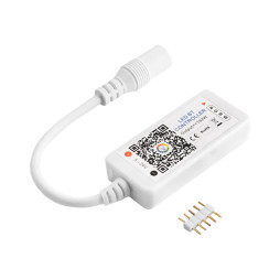 Контролер RGBW 16А 5-24V Bluetoth #85 LEDUA