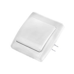 Вимикач врізний білий Yaweitai EW-21103