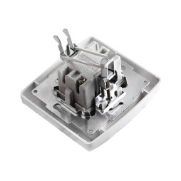 Вимикач врізний білий Yaweitai EW-21103