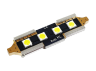 Світлодіодна авто лампа S85-36mm-4smd 2835 обманка білий 12V LEDUA
