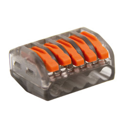 Клемма (5-на) Lemanso прозрачная / LMA329