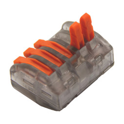 Клемма (5-на) Lemanso прозрачная / LMA329