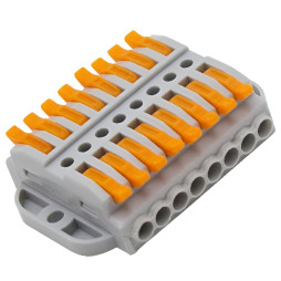 Клемма (8+8) двусторонняя Lemanso / LMA2615 (крепление под болты) (25 шт.)