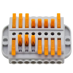 Клемма (8+8) двусторонняя Lemanso / LMA2615 (крепление под болты) (25 шт.)