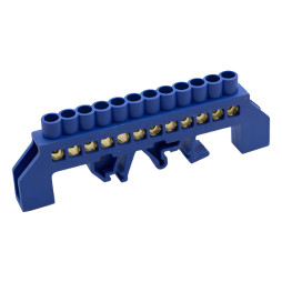 Шина з`єднувальна 6*9  12ways Lemanso синя / LMA071