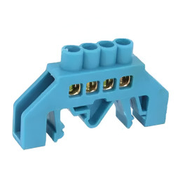 Соединительная шина 6*9 4ways Lemanso синяя / LMA071