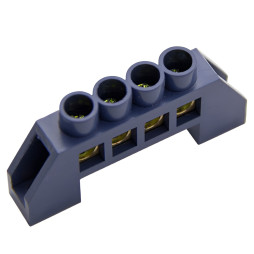 Шина з`єднувальна 6*9  4ways Lemanso синя / LMA070