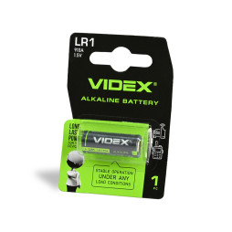 Батарейка щелочная Videx LR1 BLISTER 1 шт