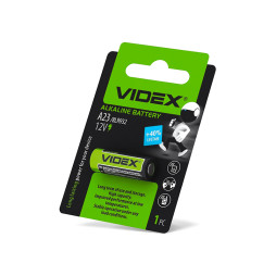 Батарейка щелочная Videx А23 / Е23А BLISTER CARD 1 шт
