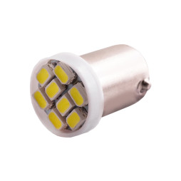Світлодіодна авто лампа BA9S-1206-8smd білий 24V LEDUA