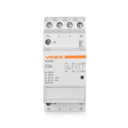 Модульный контактор 4п 25А 2НВ 2НЗ VF-RS-MC2O2C-25 VIDEX RESIST