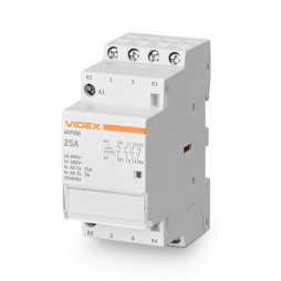 Модульный контактор 4п 25А 2НВ 2НЗ VF-RS-MC2O2C-25 VIDEX RESIST