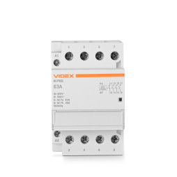 Модульный контактор 4п 63А 4НВ VF-RS-MC4O-63 VIDEX RESIST
