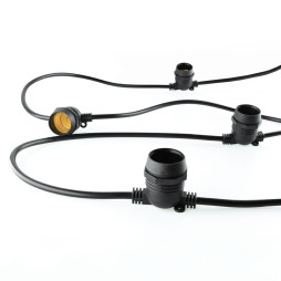 Гірлянда белт-лайт світлодіодна IP67 220V E27*20, 100W, 10,5м