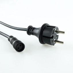 Кабель живлення белт-лайт до гірлянди 1,5м IP67 220V 3996