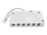 Разветвитель на 6 разъемов MINI AMP 22AWG кабель 100 мм LED Белый