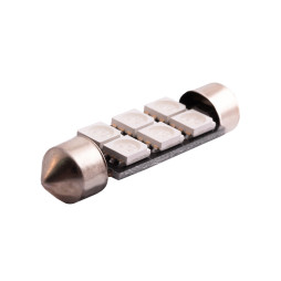 Светодиодная автолампа C5W SV8.5 12В 41мм SMD5050-6led синий