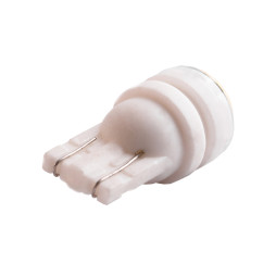 Світлодіодна авто лампа T10-5630-2smd з лінзою білий 12V LEDUA