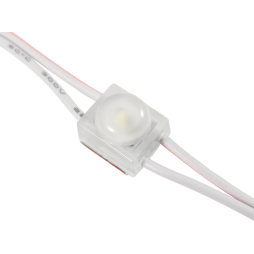 Світлодіодні модулі 2835-1smd 12V 0,33ватт IP67 з лінзою білий (по 50шт пластина) LEDUA