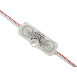 Світлодіодні модулі 2835-2smd 12V 0,15ватт Samsung IP67 з лінзою білий (по 20шт пластина) LEDUA