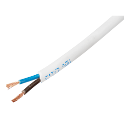 Провід ШВВП 2х1,5 білий мідь Одеса ГОСТ (по 100м)