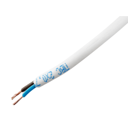 Провід ПВС 2х0,75 білий мідь Одеса ГОСТ (по 100м)