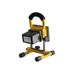 Прожектор светодиодный аккумуляторный 10W 6500к желтый, белый