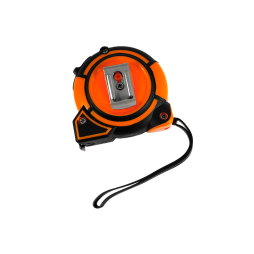 Рулетка 5м*19мм LTL70016 оранжево-чорна Лємансо