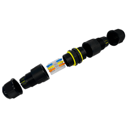 Герметичний кабельний з'єднувач М20 IP68 (3 контакти, діам. кабелю: 10-14 мм) LMA2758 Лємансо