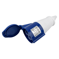 Гніздо переносне (ГП) 32А/3п (2п+н) 220-240V IP44 синє LEE-223L LM2019 Лємансо