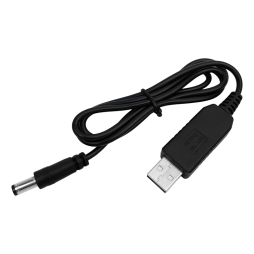 Кабель DC для роутера 12V від 5V USB павербанка 1A довж. 1м
