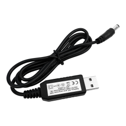 Кабель DC для роутера 12V від 5V USB павербанка 1A довж. 1м